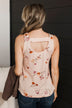 Look So Lovely Floral Tank Top- Blush