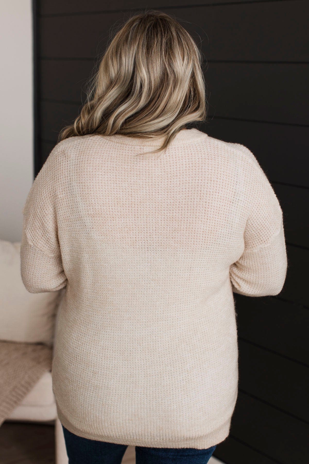 Perfectly Matched Knit Sweater- Oatmeal