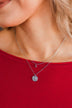 Gaze At The Stars Layered Charm Necklace- Silver