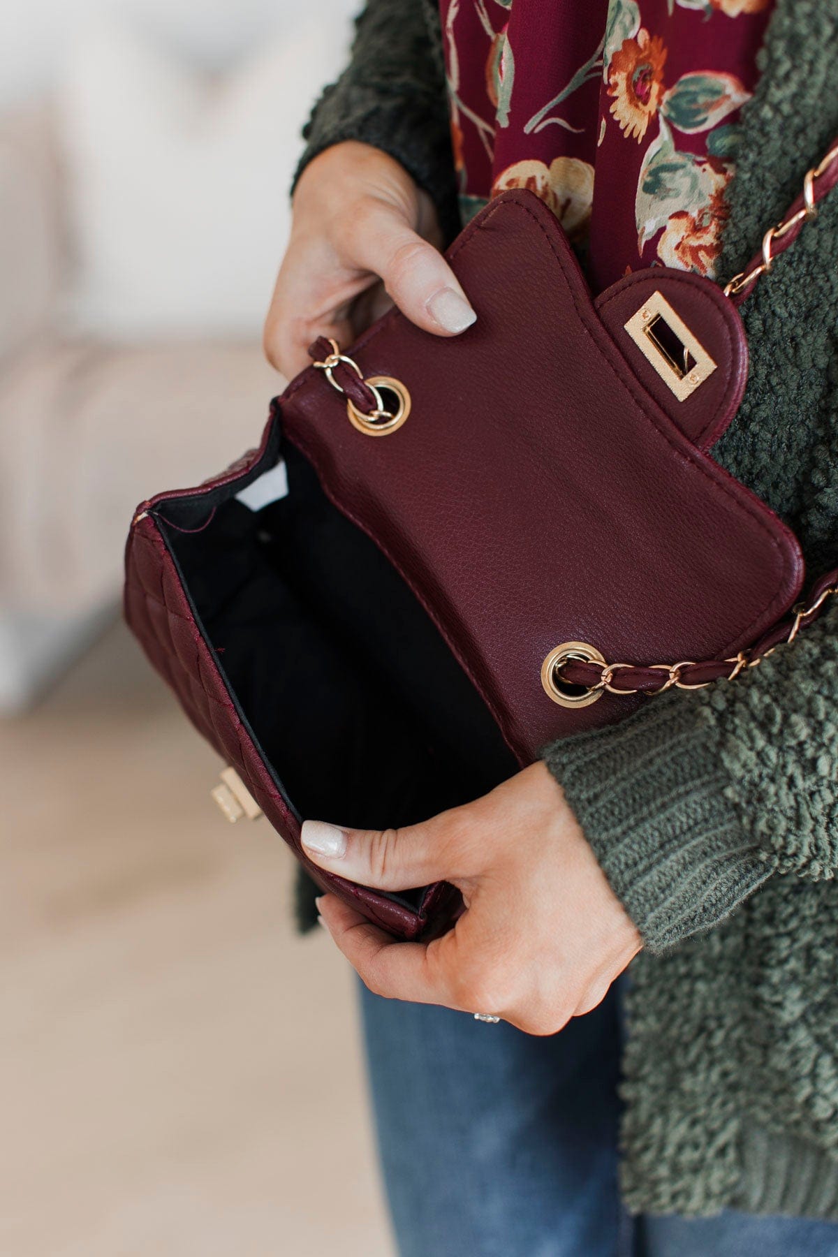 MKF Collection Vegan Leather Women's Tote Bag, Small Tote Handbag, Pouch  Purse & Wristlet Wallet Bag 4 pcs set by Mia K - Burgundy - Walmart.com