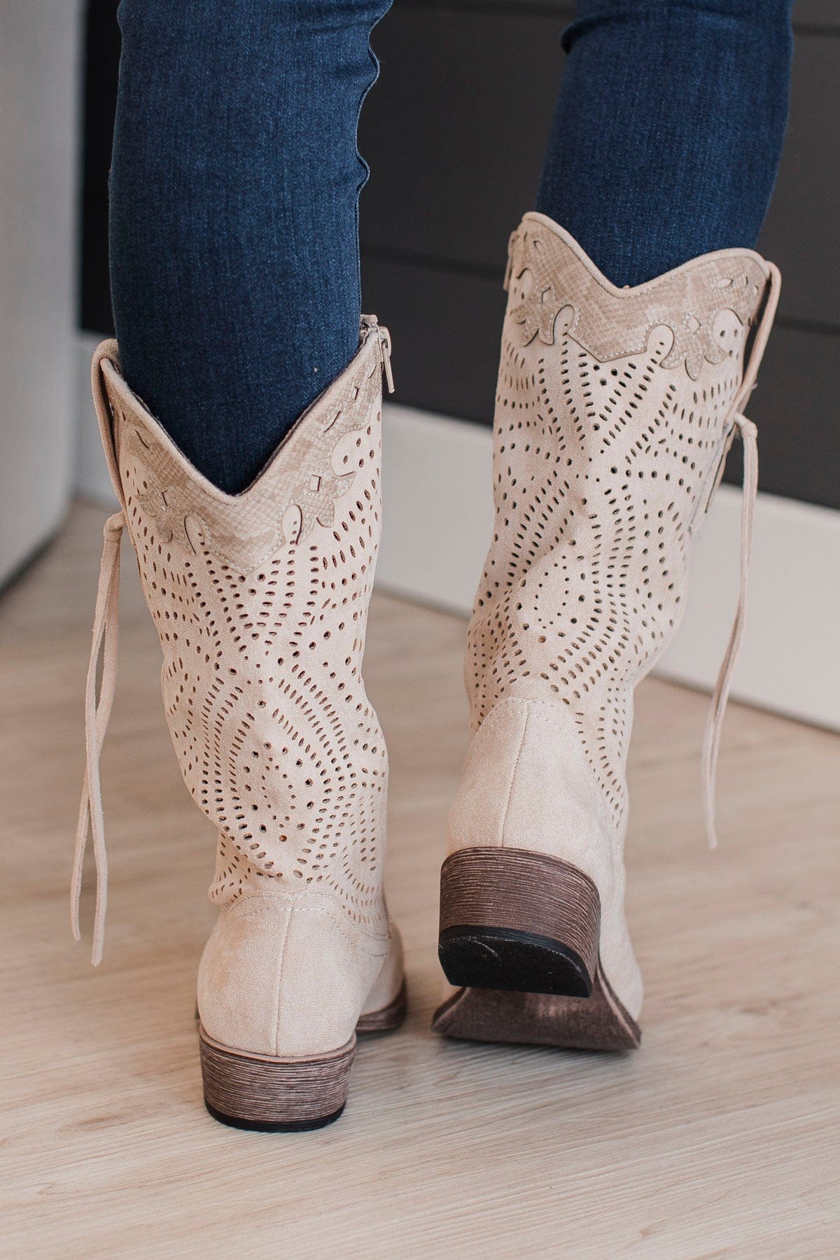 Very white hotsell boots