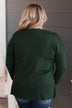 Ready For Anything Knit Sweater- Forest Green