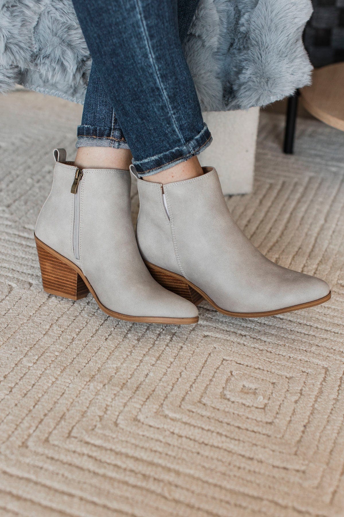 Corky's Gimme Sugar Booties- Light Grey - Main Image