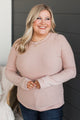 Like You A Lot Striped Top- Mauve
