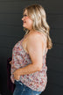 All I Could Want Floral Tank Top- Plum