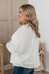 Want To Be Adored Knit Top- Ivory