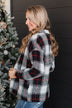 Campfire Nights Plaid Jacket- Black & Red