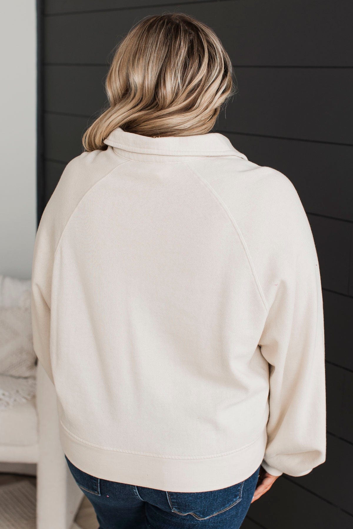 Natural Charm Pullover Top- Cream