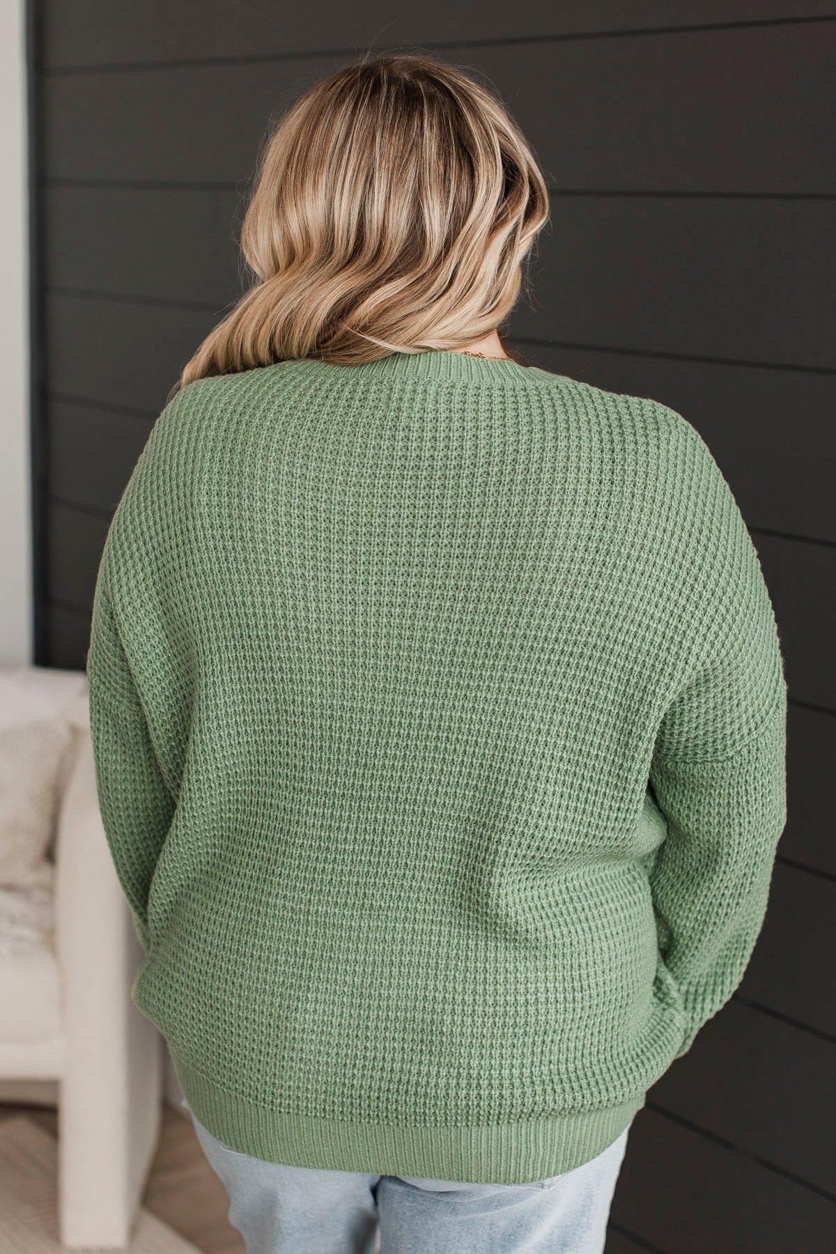 Captivating In Color Knit Sweater- Sage