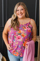 Ready For The Future Floral Tank Top- Orchid