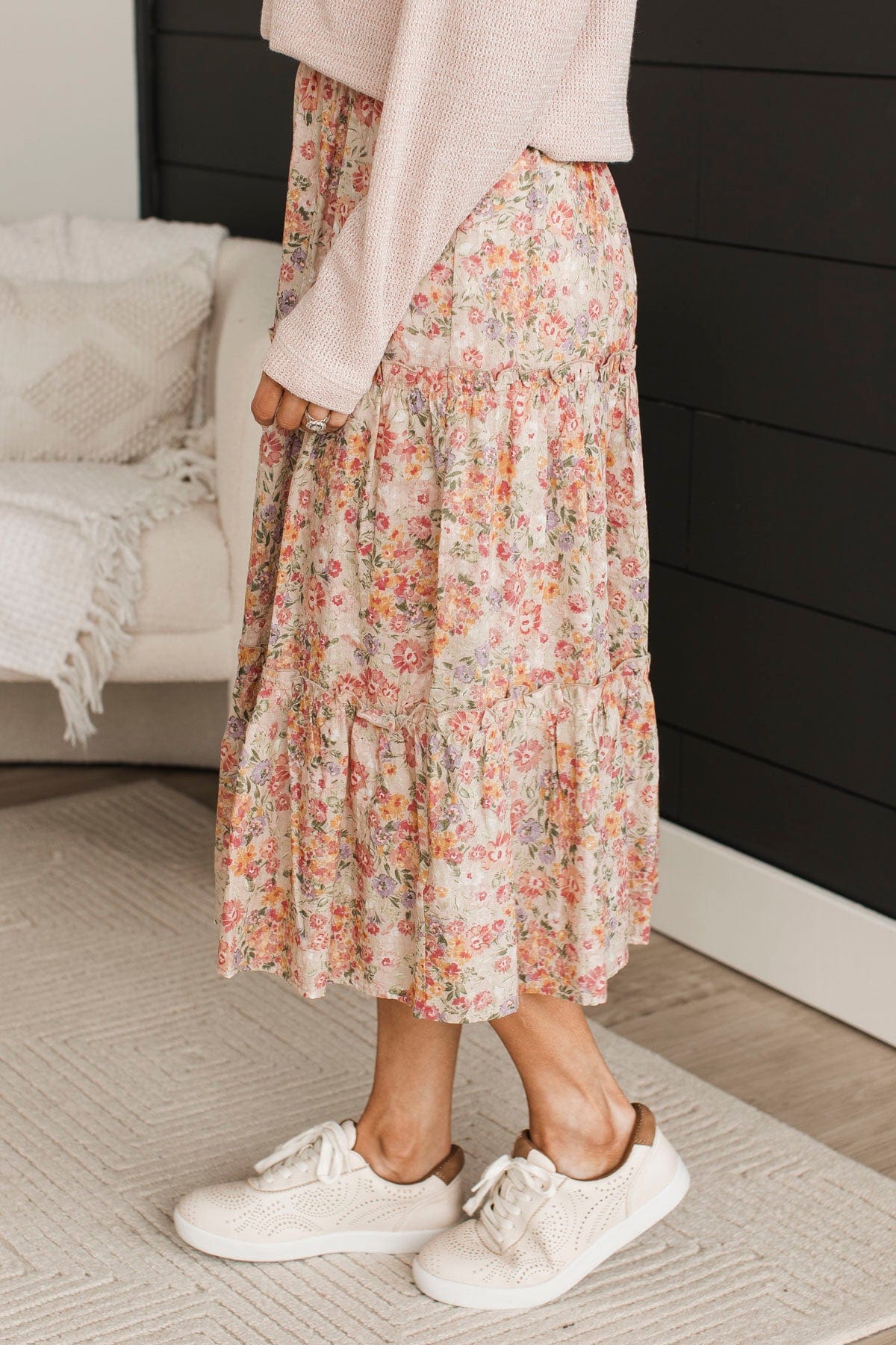 Wildflower Lace Trim Skirt