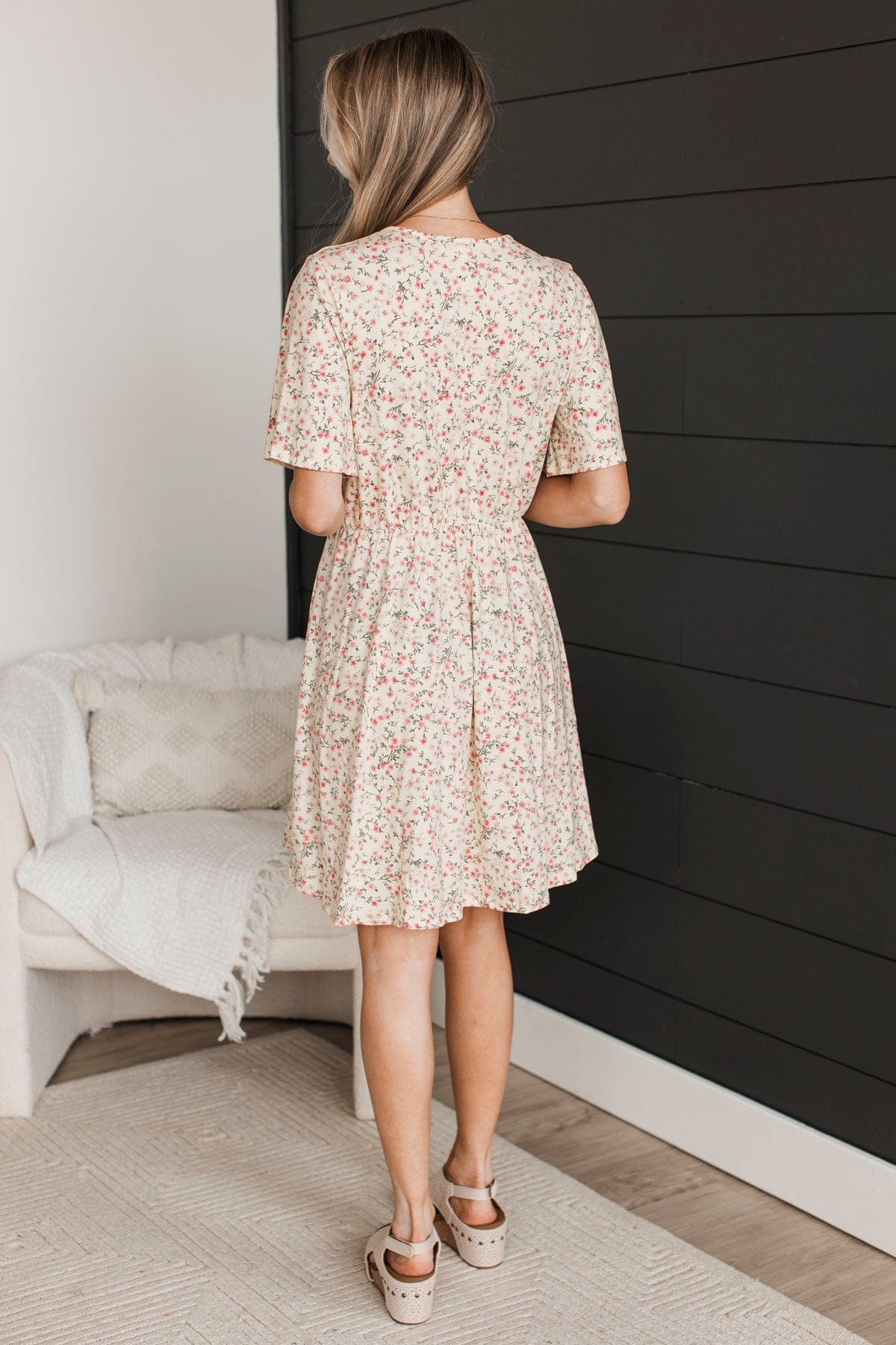 Our Time Together Floral Dress- Light Yellow