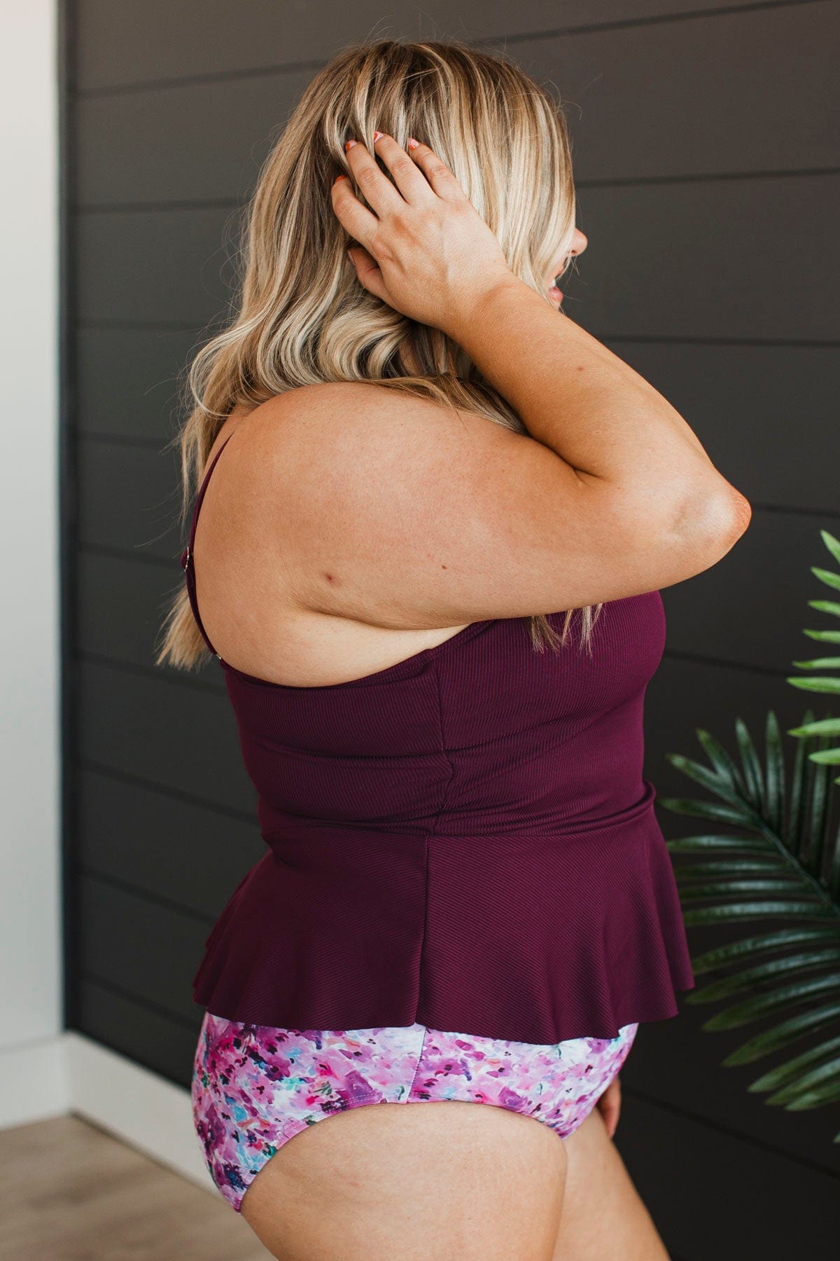 WAVE PEPLUM SWIMWEAR　ameri Plus Size - Underwire Peplum Tankini - Torrid