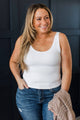 Isn't She Lovely Knit Tank Top- Off-White