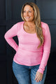 Play With My Heart Ruched Top- Pink