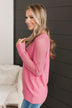 My Heart Is Yours Knit Sweater- Pink