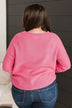 Keep It Colorful Knit Sweater- Pink