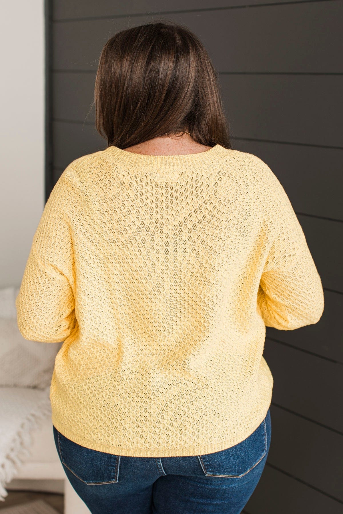 Keep It Colorful Knit Sweater Yellow The Pulse Boutique
