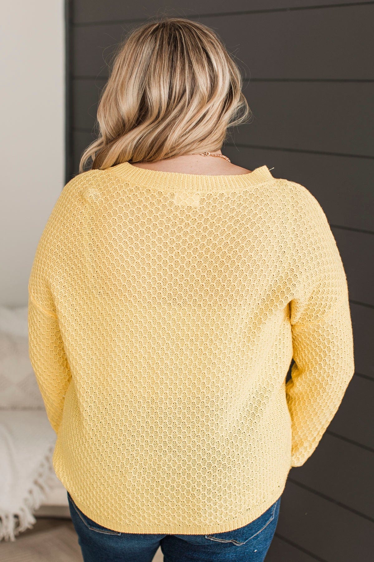 Keep It Colorful Knit Sweater- Yellow