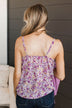 Ways Of The Heart Floral Tank Top- Purple