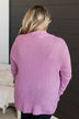 Welcoming To You Knitted Cardigan- Orchid