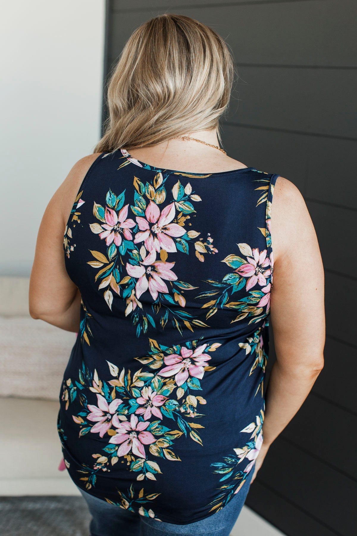 トップス MURRAL / Framed single-flower knit tank MURRAL Framed single-flower knit tank