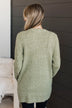 Think It Over Knit Cardigan- Sage