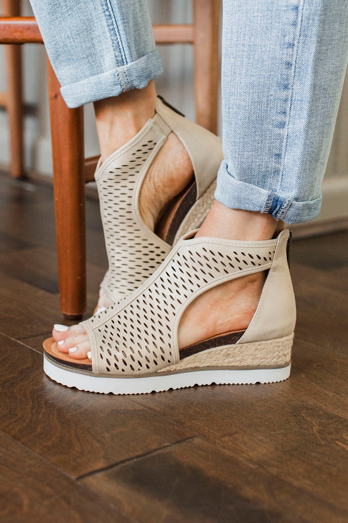 Corky's Sugar Momma Wedge Sandals- Gold