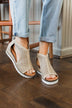Corky's Sugar Momma Wedge Sandals- Gold