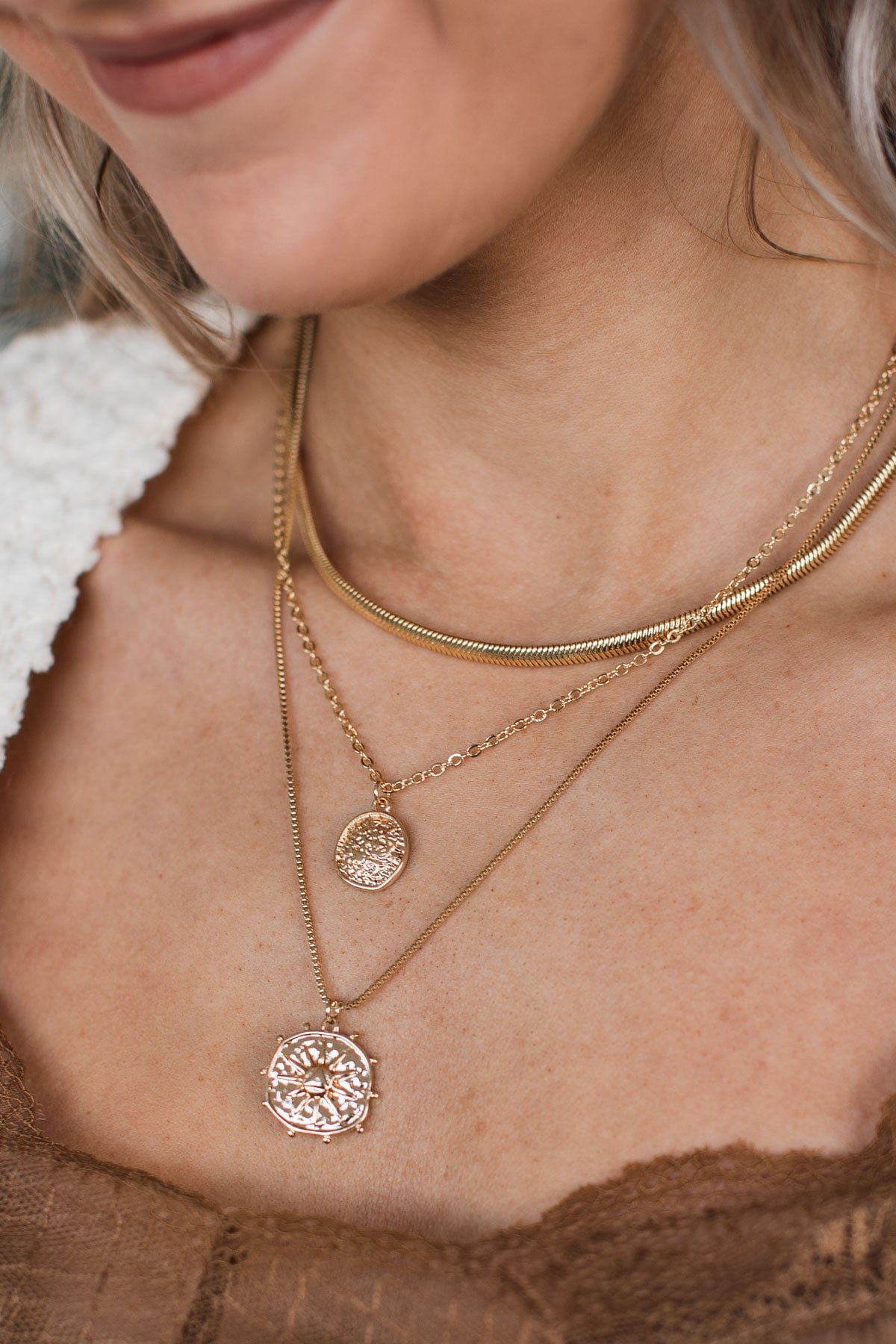 Three piece deals necklace set