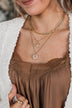 Remarkable Style 3-Piece Necklace Set- Gold