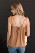 Latest Obsession Lace Tank Top- Light Brown