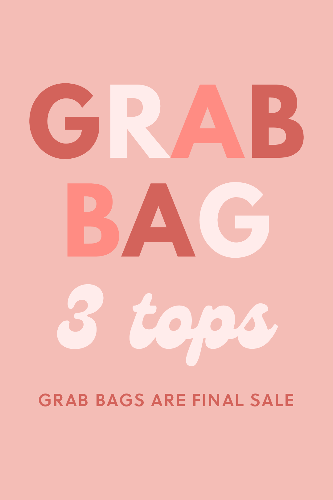 Mystery Grab Bags- 3 Tops