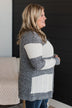 Hold Me Close Knit Cardigan- Dark Grey
