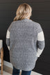 Hold Me Close Knit Cardigan- Dark Grey