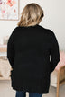 Light Weight Open Front Cardigan- Black