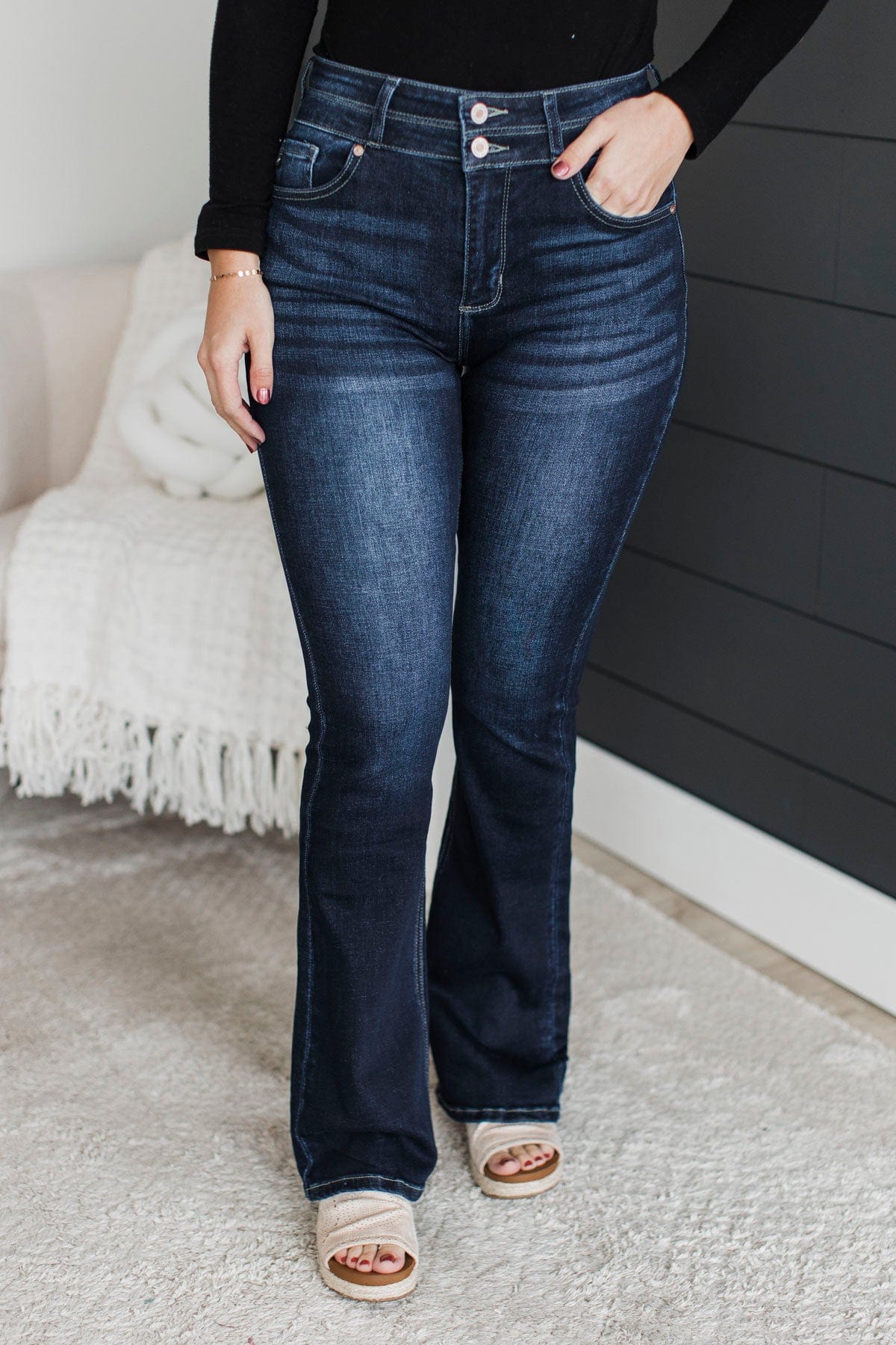 KanCan Bootcut Jeans- Lucinda Wash - Main Image