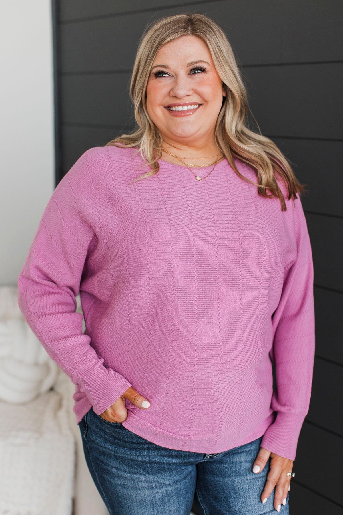 即完売　enfold ニット　ピンク　wide dolman pullover 即完売 enfold ニット ピンク wide dolman pullover