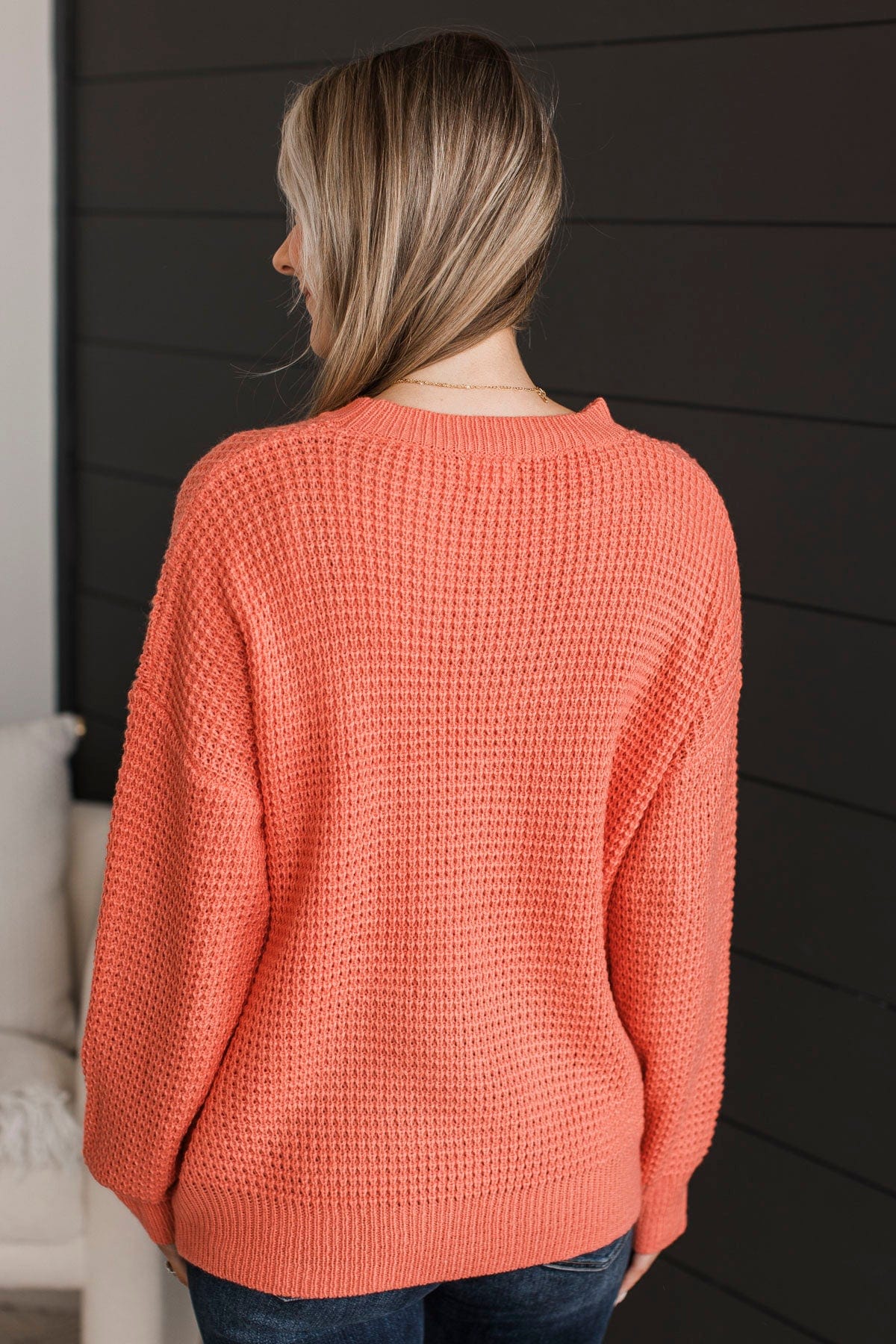 Captivating In Color Knit Sweater- Sherbet