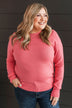 Timeless Allure Knit Sweater- Coral