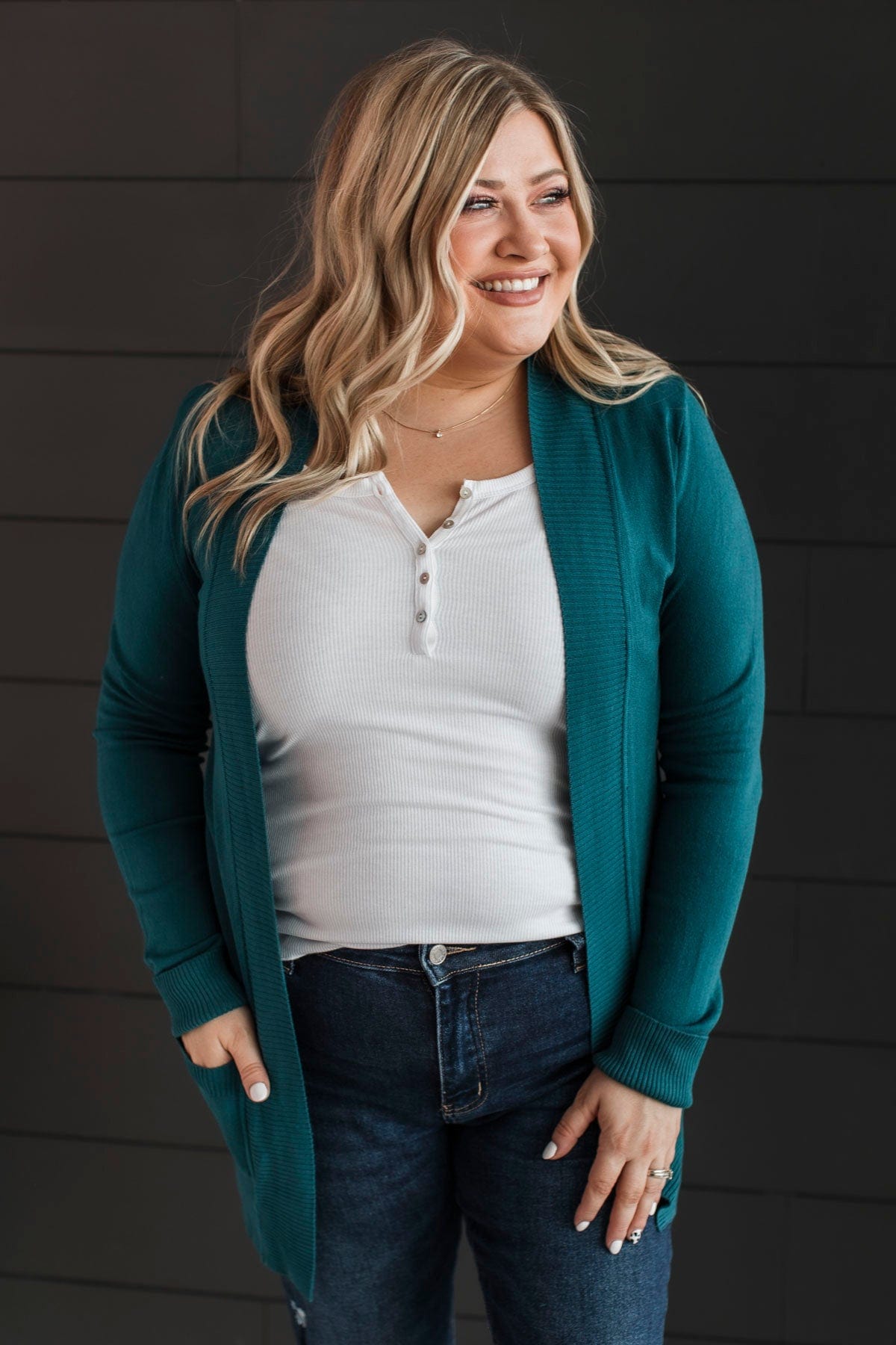 Turquoise cardigan deals plus size