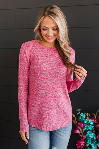 Large clearance pink sweater