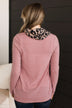 Wild For Your Love Cowl Neck Top- Mauve