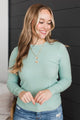 Getting Ahead Lightweight Knit Sweater- Mint