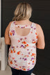 Look So Lovely Floral Tank Top- Light Pink