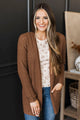Take Me Places Knit Cardigan- Camel