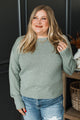 Enjoyable Days Long Sleeve Top- Dusty Sage