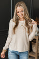 Spending Time Together Striped Sweater- Ivory & Tan