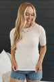 Gentle Devotion Short Sleeve Top- Ivory