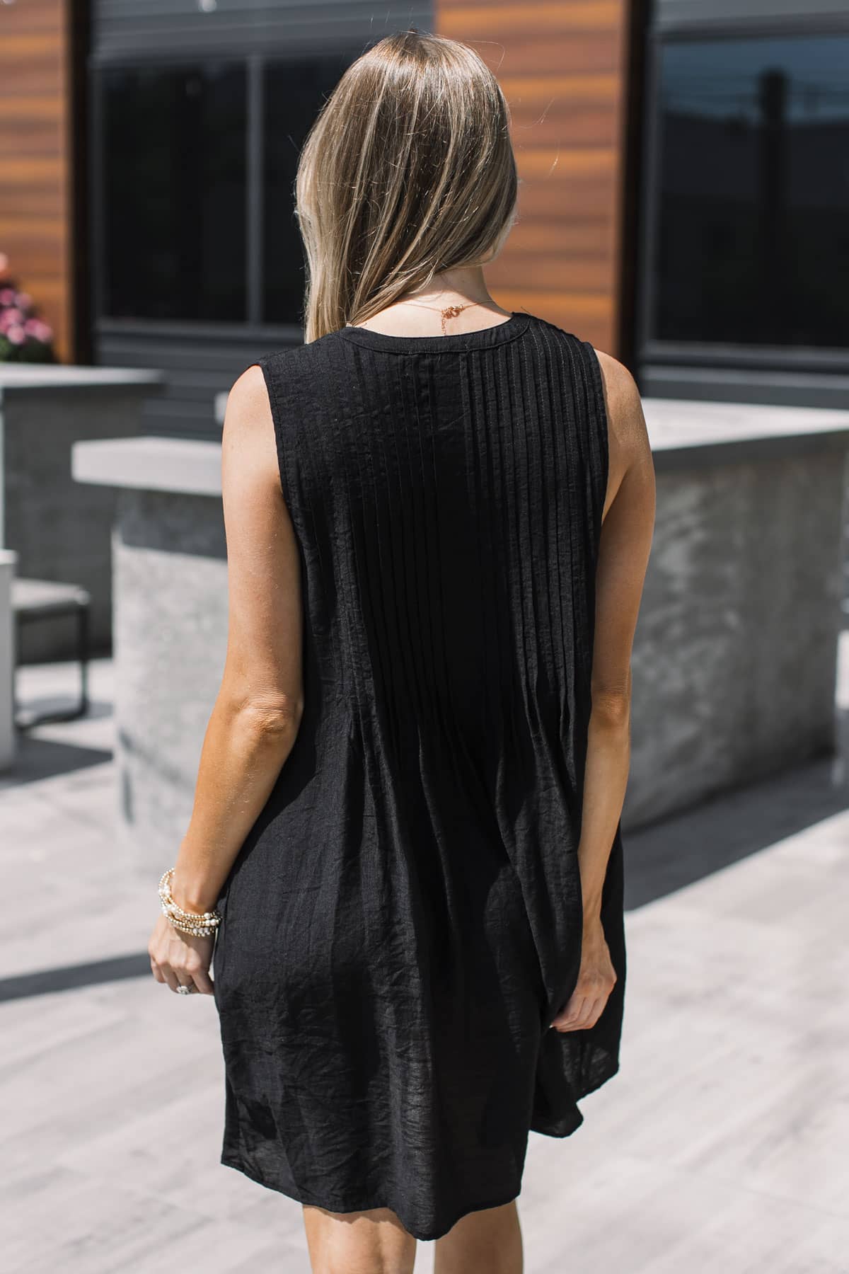 short black ribbed dress Ribbed Short Sleeve Mini Dress